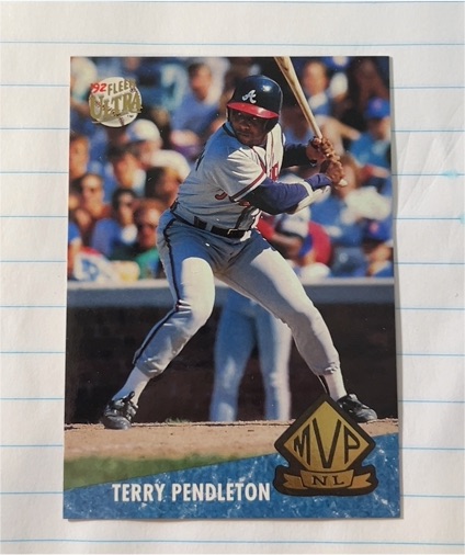 1992 Fleer Ultra #4 Terry Pendleton — front