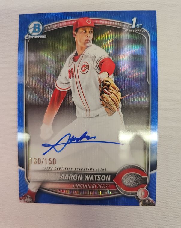 2025 Bowman Chrome #130 Aaron Watson — front