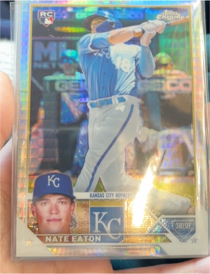 2023 Topps Chrome #96 Nate Eaton — front