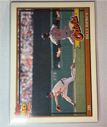 1991 Topps #677 Billy Ripken Baltimore Orioles — front