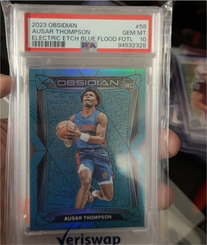 2023 Panini Obsidian #58 Ausar Thompson — front