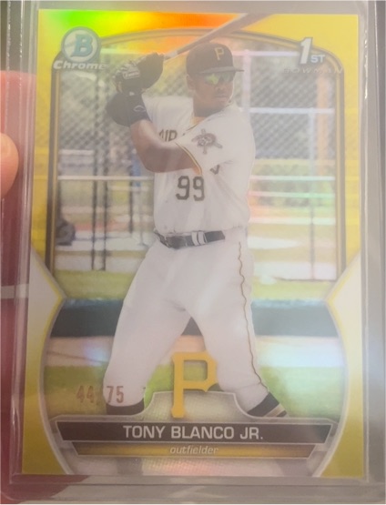 2023 Bowman Chrome #BCP-134 Tony Blanco Jr. — front