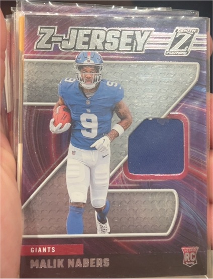 2024 Panini Zenith Z-Jersey #ZJ8 Malik Nabers — front