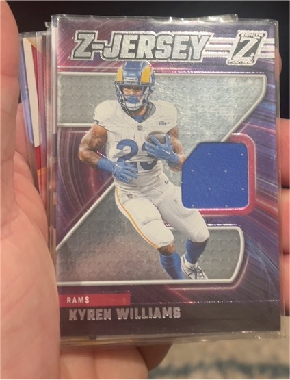 2024 Panini Zenith Z-Jersey #ZJ39 Kyren Williams — front