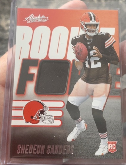 2025 Panini Absolute #RF-SSS Shedeur Sanders Rookie Force — front