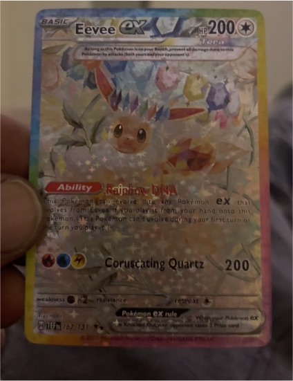 2023 Pokémon Scarlet & Violet #167 Eevee ex — front