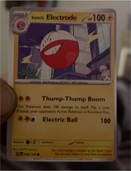 2023 Pokémon Journey Together #048 Iono's Electrode — front