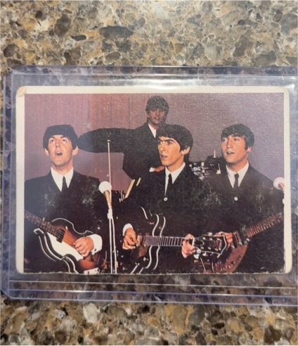 1964 Topps Beatles Diary #44A John Paul George Ringo — front