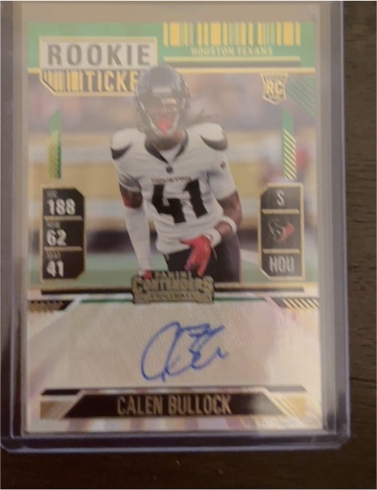 2024 Panini Contenders Optic Rookie Ticket #RC Calen Bullock — front