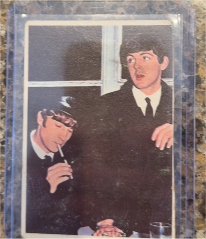 1964 Topps Beatles Diary #3A John Lennon, Paul McCartney — front