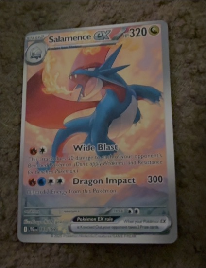 2025 Pokémon Journey Together #187 Salamence ex — front