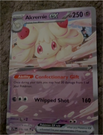 2022 Pokémon SV09: Journey Together #075 Alcremie ex — front