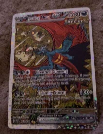 2025 Pokémon Prismatic Evolutions #162 Roaring Moon ex — front