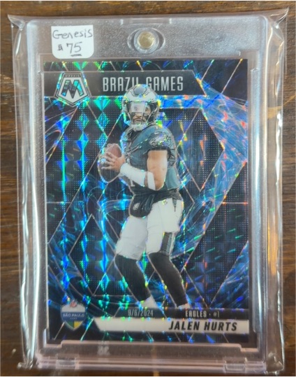 2025 Panini Mosaic #267 Jalen Hurts Brazil Games — front