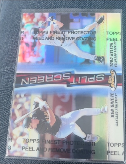 1999 Topps Finest Split Screen #SS13 Todd Helton — front