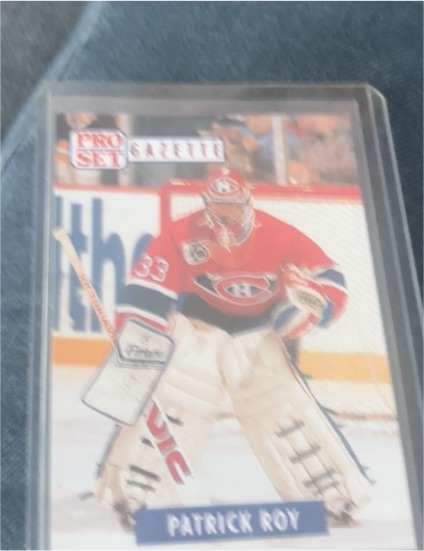1992-93 Pro Set Gazette #2 Patrick Roy — front