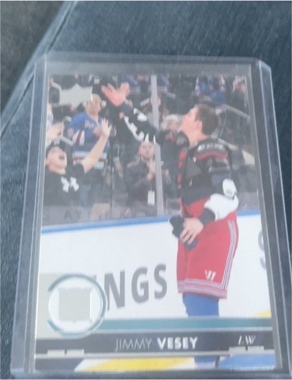 2017-18 Upper Deck #128 Jimmy Vesey — front