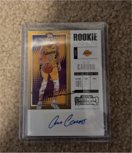 2017-18 Panini Contenders Rookie Ticket #Alex Caruso — front