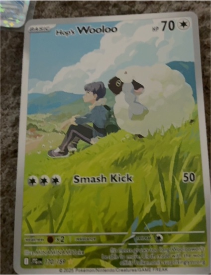 2025 Pokémon SV09: Journey Together #170 Hop's Wooloo — front