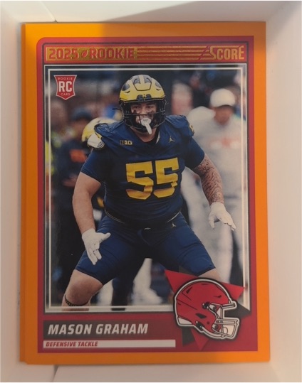 2025 Panini Score #22 Mason Graham — front