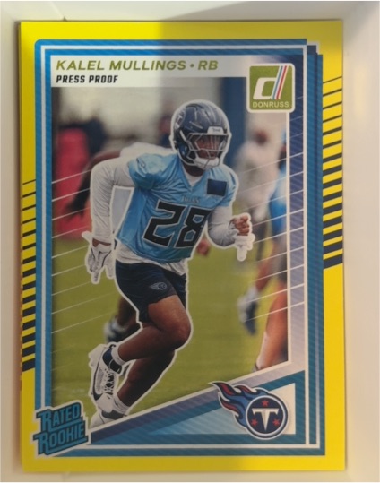 2025 Panini Donruss #378 Kalel Mullings — front
