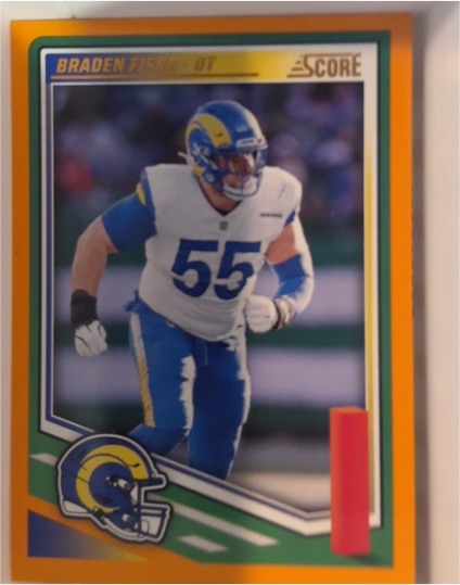 2025 Panini Score #263 Braden Fiske — front