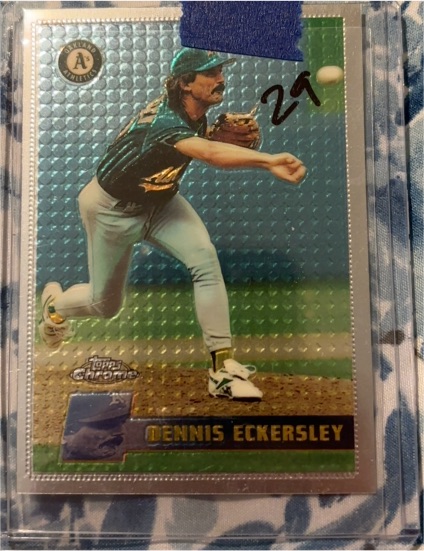 1996 Topps Chrome #29 Dennis Eckersley — front