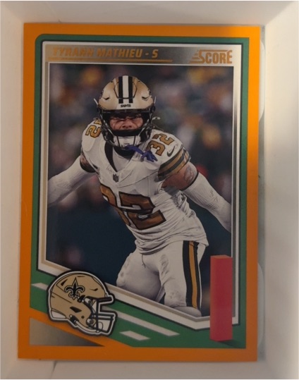 2025 Panini Score #96 Tyrann Mathieu — front