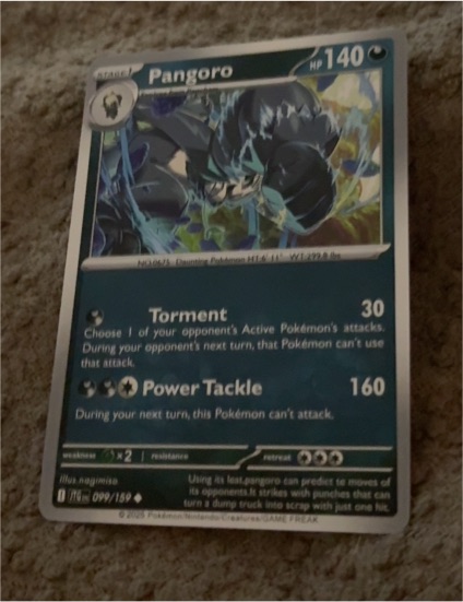 2023 Pokemon TCG Journey Together #099 Pangoro — front