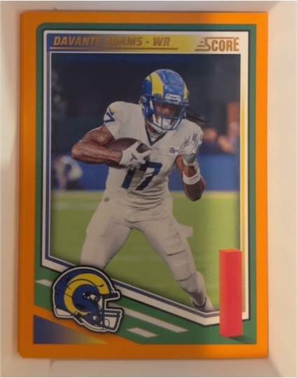 2025 Score #73 Davante Adams — front