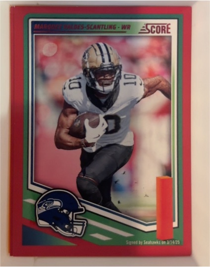 2025 Score #155 Marquez Valdes-Scantling — front
