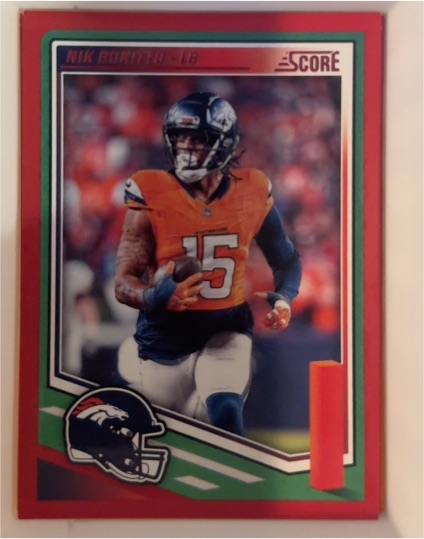 2025 Panini Score #50 Nik Bonitto — front