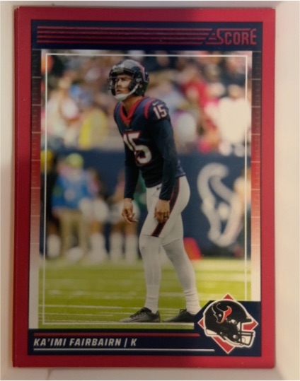 2024 Panini Score #115 Ka'imi Fairbairn — front