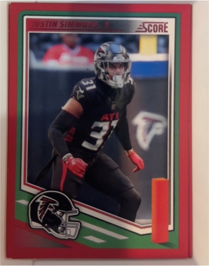 2025 Panini Score #240 Justin Simmons — front