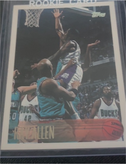 1996-97 Topps #217 Ray Allen — front