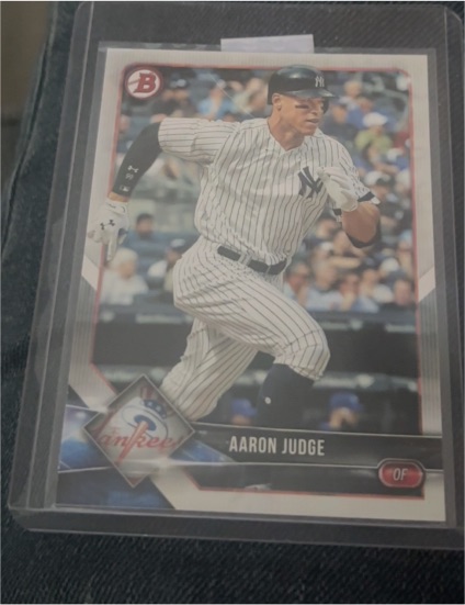 2018 Bowman #24 Aaron Judge New York Yankees — front
