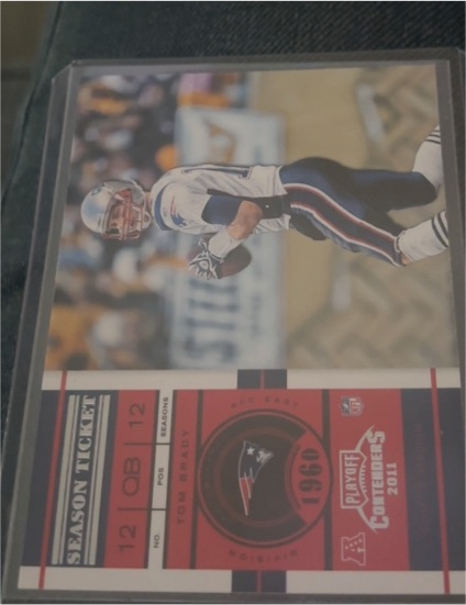 2011 Playoff Contenders #9 Tom Brady — front