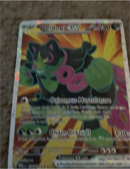 Pokémon TCG Shrouded Fable #082 Okidogi ex — front