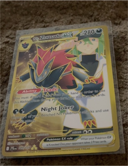 2022 Pokémon TCG Sv09: Journey Together #189 N's Zoroark ex — front