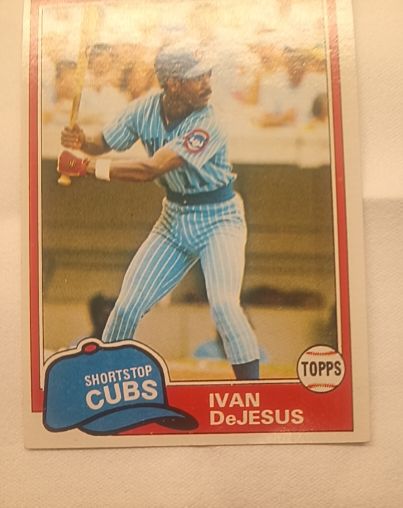 1981 Topps #54 Ivan DeJesus — front