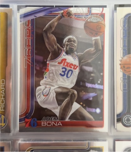 2025-26 Topps Chrome #183 Adem Bona — front
