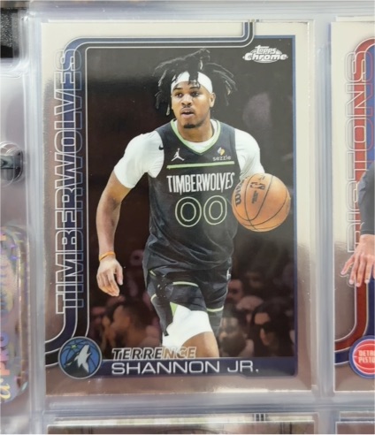2025-26 Topps Chrome #198 Terrence Shannon Jr. — front