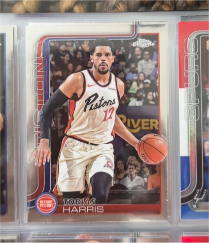 2025-26 Topps Chrome #6 Tobias Harris — front