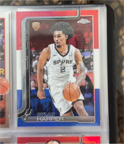 2025-26 Topps Chrome #252 Dylan Harper — front