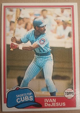 1981 Topps #54 Ivan DeJesus — front