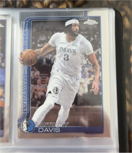 2025-26 Topps Chrome #96 Anthony Davis — front