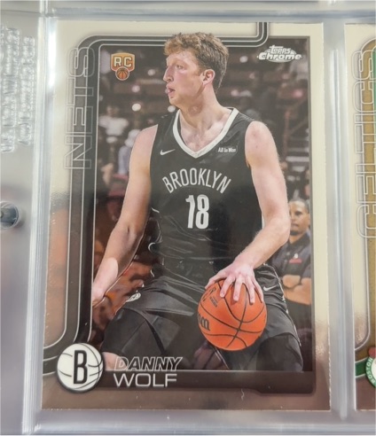 2025-26 Topps Chrome #277 Danny Wolf — front