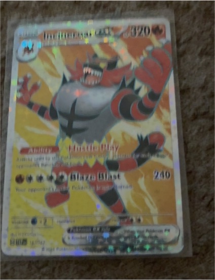 2024 Pokémon Incineroar ex #187/162 Temporal Forces — front
