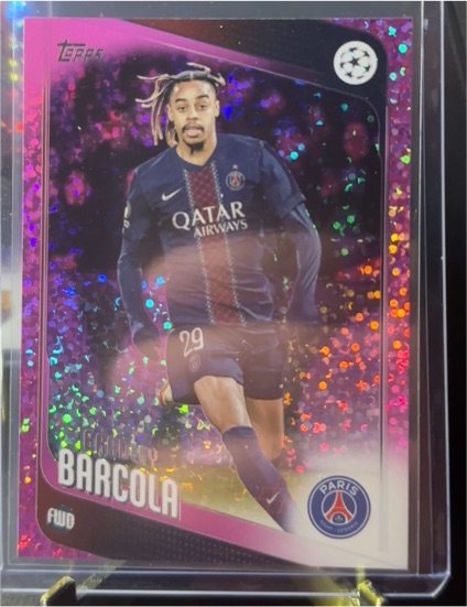 2025-26 Topps UEFA Club Competitions #63 Bradley Barcola — front
