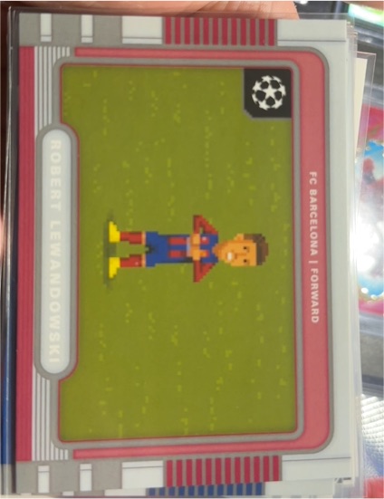 2026 Topps Flagship 8-Bit #8B-5 Robert Lewandowski — front